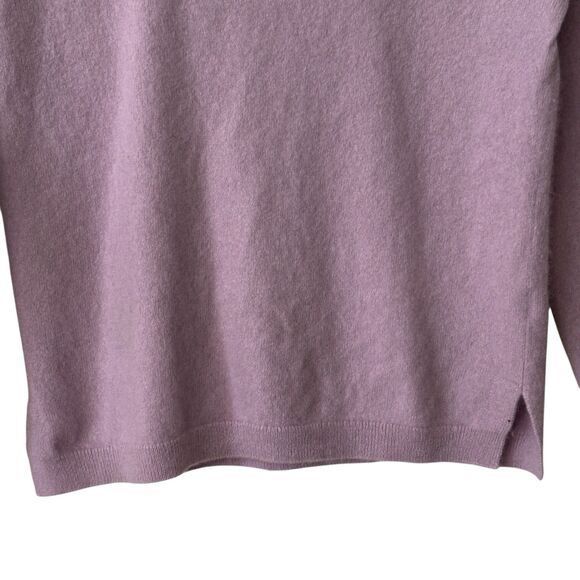 J Crew Cashmere S Slim Fit Crewneck Lavender Purple Capsule Knit Sweater - Picture 6 of 11